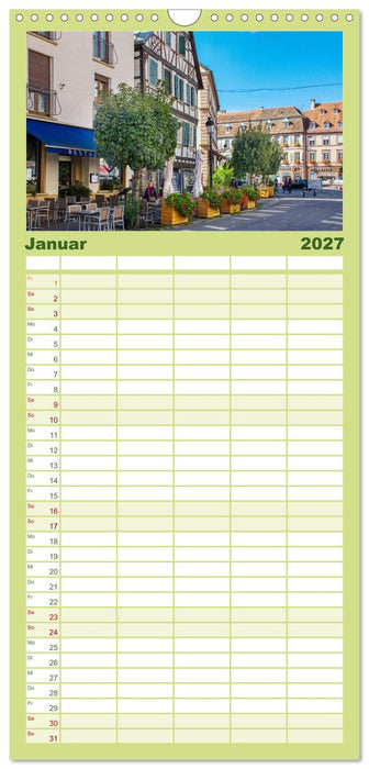 Wissembourg - Das Elsass von seiner schönsten Seite (CALVENDO Familienplaner 2027)