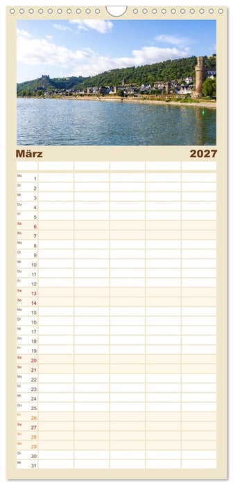 Eine Kreuzfahrt auf dem Rhein (CALVENDO Familienplaner 2027)