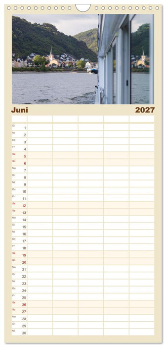Eine Kreuzfahrt auf dem Rhein (CALVENDO Familienplaner 2027)