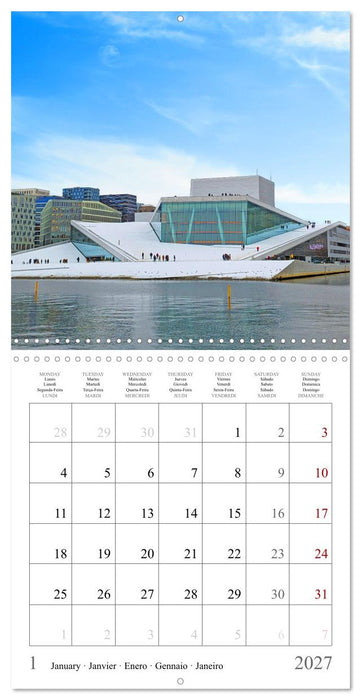 A Journey Through Europe (CALVENDO Monthly Calendar 2027)