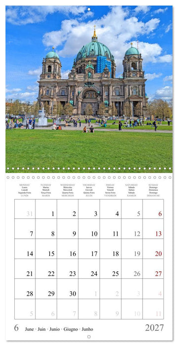 A Journey Through Europe (CALVENDO Monthly Calendar 2027)
