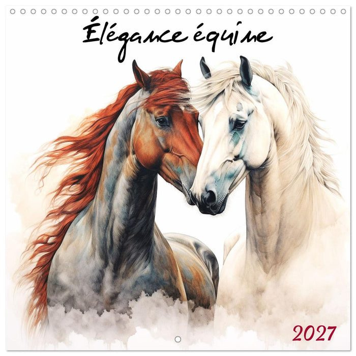 Élégance équine (CALVENDO Calendrier mensuel 2027)