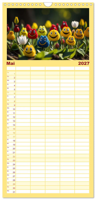 Bitte lächeln. Am besten jeden Tag. (CALVENDO Familienplaner 2027)