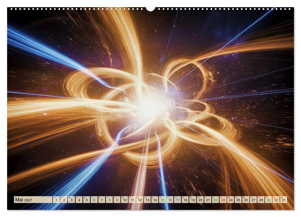 Vom Weltall inspiriert - Mega Flares (CALVENDO Premium Wandkalender 2027)