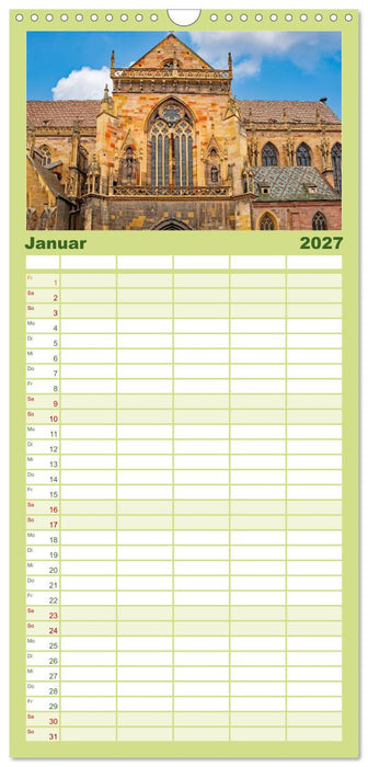 Das malerische Colmar im Elsass (CALVENDO Familienplaner 2027)