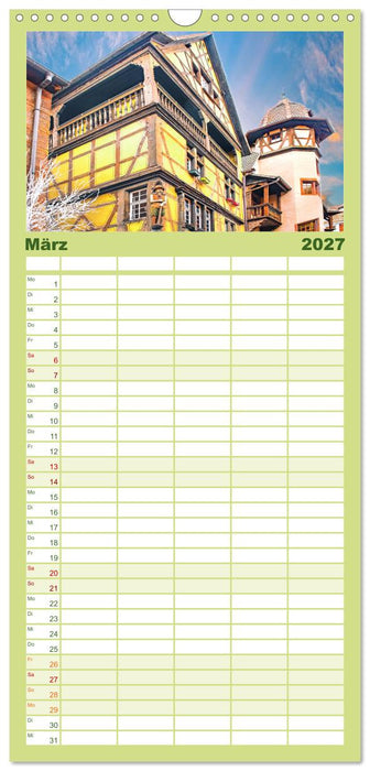 Das malerische Colmar im Elsass (CALVENDO Familienplaner 2027)