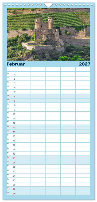 Romantische Ruinen (CALVENDO Familienplaner 2027)