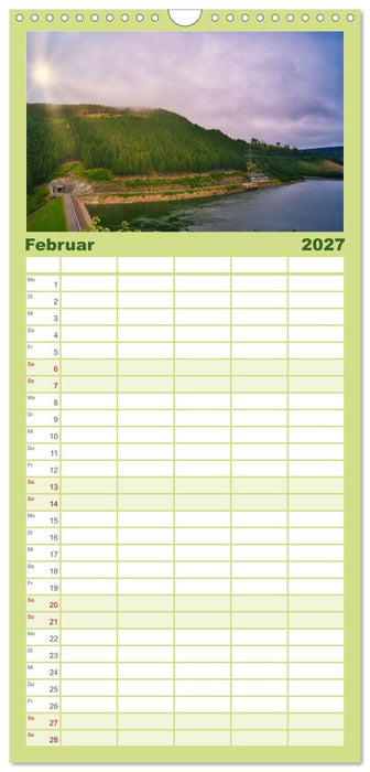 Gewässer in Südthüringen (CALVENDO Familienplaner 2027)