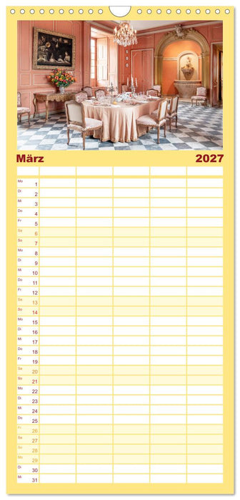 Fürstliche Küchen und Tafeln (CALVENDO Familienplaner 2027)