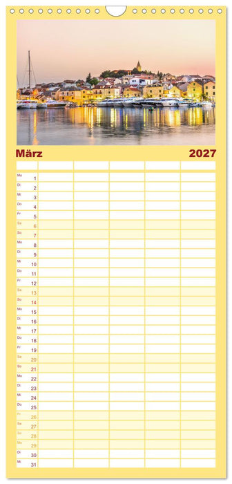 Kroatien Perle des Balkans (CALVENDO Familienplaner 2027)