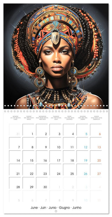 Femmes sublimes d'Afrique (CALVENDO Calendrier mensuel 2027)
