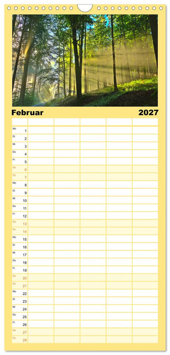 Europa durchwandern (CALVENDO Familienplaner 2027)