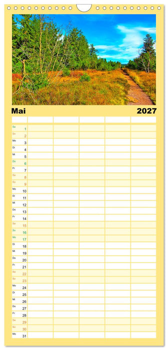 Europa durchwandern (CALVENDO Familienplaner 2027)