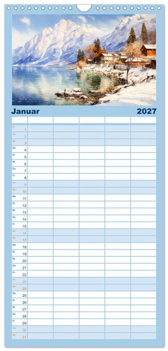 Lieblingssee (CALVENDO Familienplaner 2027)