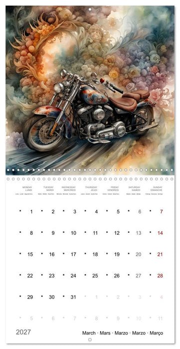 De la mécanique poétique (CALVENDO Calendrier mensuel 2027)