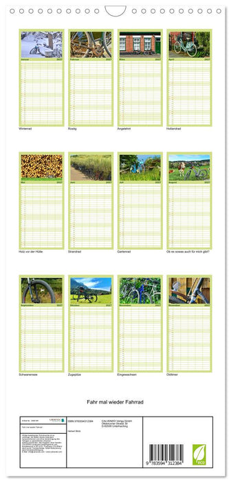 Fahr mal wieder Fahrrad (CALVENDO Familienplaner 2027)