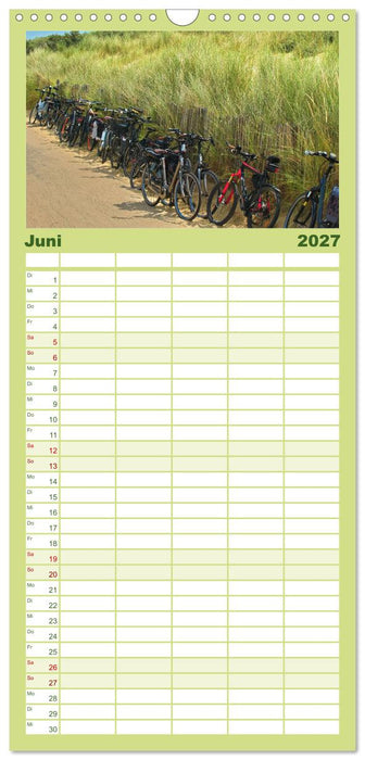 Fahr mal wieder Fahrrad (CALVENDO Familienplaner 2027)