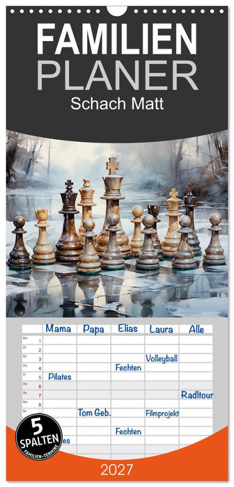 Schach Matt (CALVENDO Familienplaner 2027)
