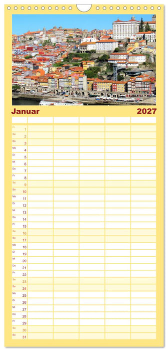 Städtereise nach Porto (CALVENDO Familienplaner 2027)