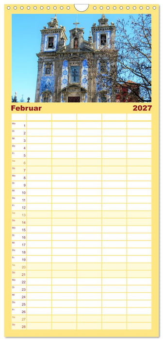 Städtereise nach Porto (CALVENDO Familienplaner 2027)