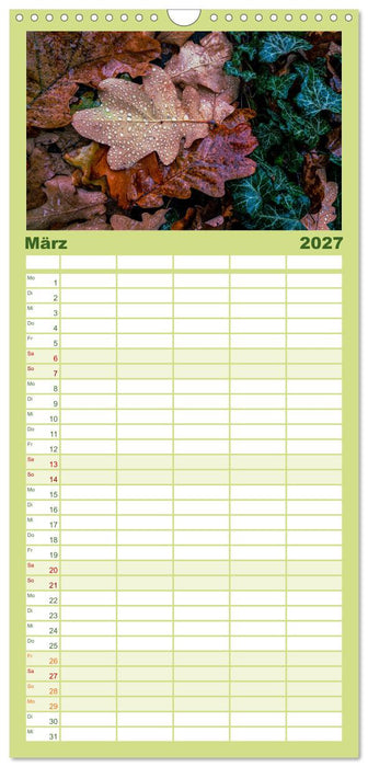 Wundervolle Naturlandschaften (CALVENDO Familienplaner 2027)