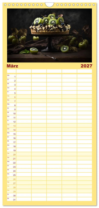 Feine Torten (CALVENDO Familienplaner 2027)