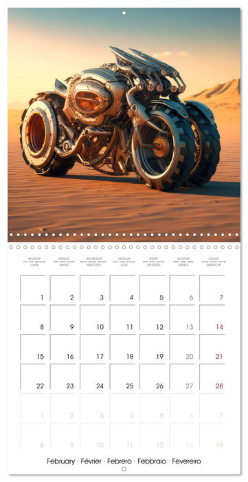 Crazy fantasy Motorbikes (CALVENDO Monthly Calendar 2027)
