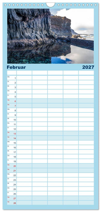 Kanarische Inseln - El Hierro (CALVENDO Familienplaner 2027)