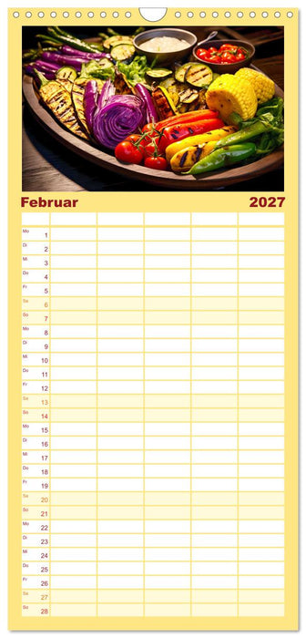 BBQ Feuerzauber - Grillkalender (CALVENDO Familienplaner 2027)