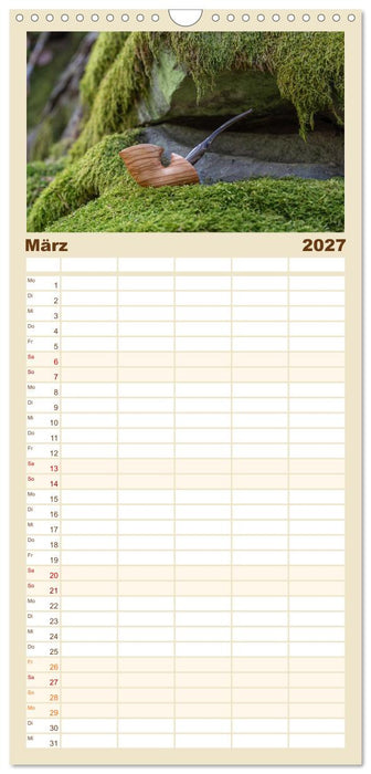 Tabakpfeifenkunst (CALVENDO Familienplaner 2027)
