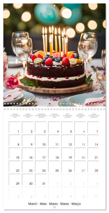 Birthday feelings - Your year full of AI birthdays (CALVENDO Monthly Calendar 2027)