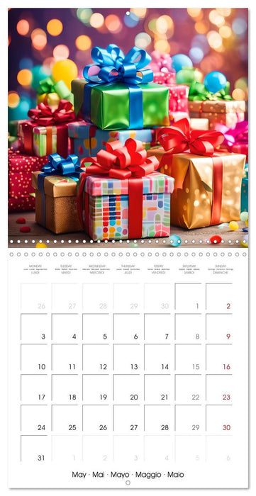 Birthday feelings - Your year full of AI birthdays (CALVENDO Monthly Calendar 2027)