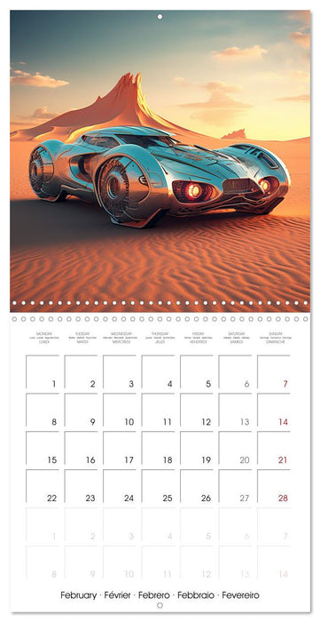 Fantasy desert cars (CALVENDO Monthly Calendar 2027)