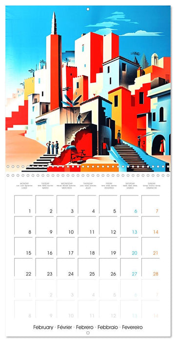 Illustrations promontoires (CALVENDO Calendrier mensuel 2027)