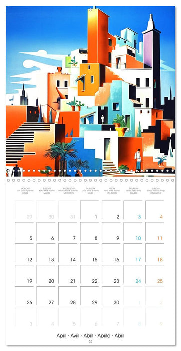 Illustrations promontoires (CALVENDO Calendrier mensuel 2027)