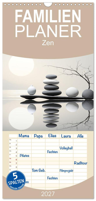 Zen (CALVENDO Familienplaner 2027)