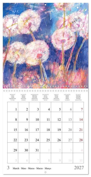 Oasis of calm - Finding silence in painted still life (CALVENDO Monthly Calendar 2027)