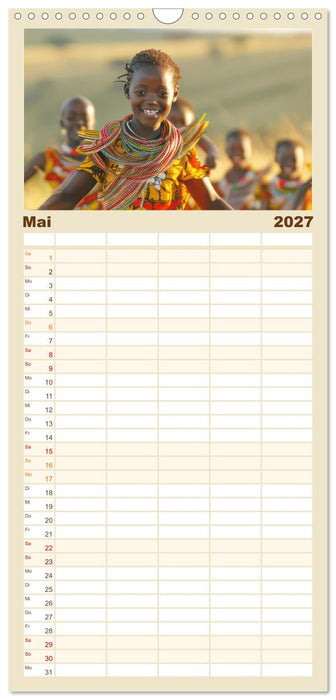 Afrikas urtümliche Schönheit (CALVENDO Familienplaner 2027)