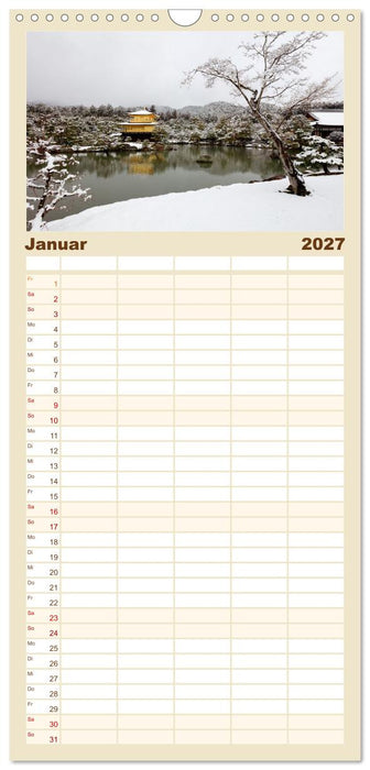 Japan - zwischen Tradition und Moderne (CALVENDO Familienplaner 2027)
