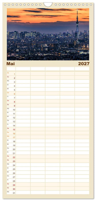 Japan - zwischen Tradition und Moderne (CALVENDO Familienplaner 2027)