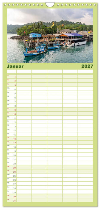 Thailand - Koh Kood (CALVENDO Familienplaner 2027)