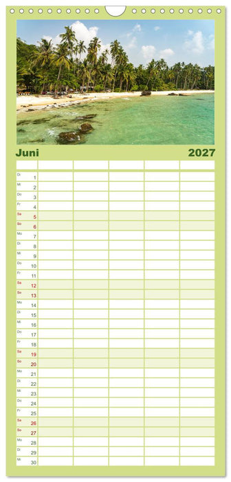 Thailand - Koh Kood (CALVENDO Familienplaner 2027)