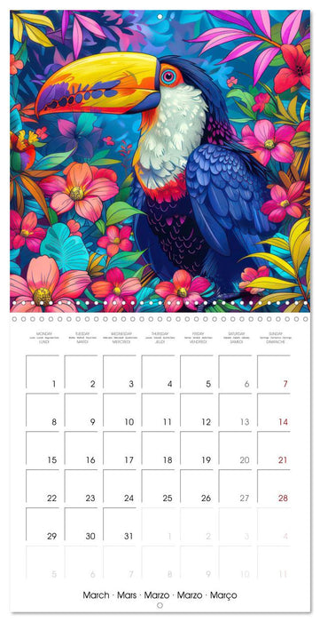 Animals - Jungle life (CALVENDO Monthly Calendar 2027)