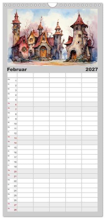 Kuriose Häuser (CALVENDO Familienplaner 2027)