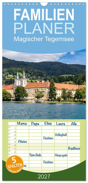 Magischer Tegernsee (CALVENDO Familienplaner 2027)