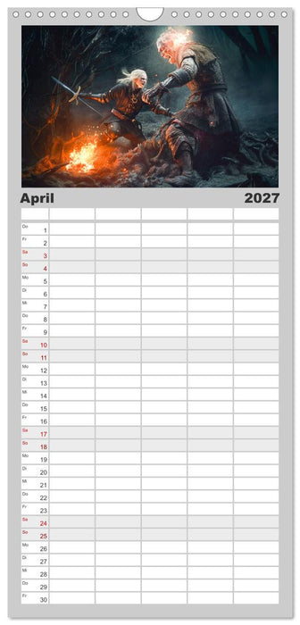 Im Land der Hexen und Hexer (CALVENDO Familienplaner 2027)