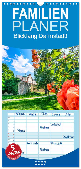 Blickfang Darmstadt! (CALVENDO Familienplaner 2027)
