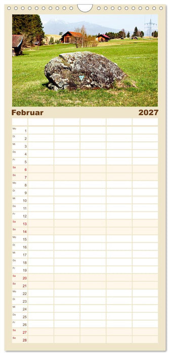 Rund um Mittenwald (CALVENDO Familienplaner 2027)