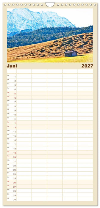 Rund um Mittenwald (CALVENDO Familienplaner 2027)