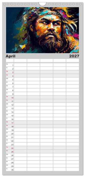 Vollkommen Männlich (CALVENDO Familienplaner 2027)
